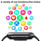 Square Smartwatch Fitness Tracker Heart Rate Blood Pressure Monitor
