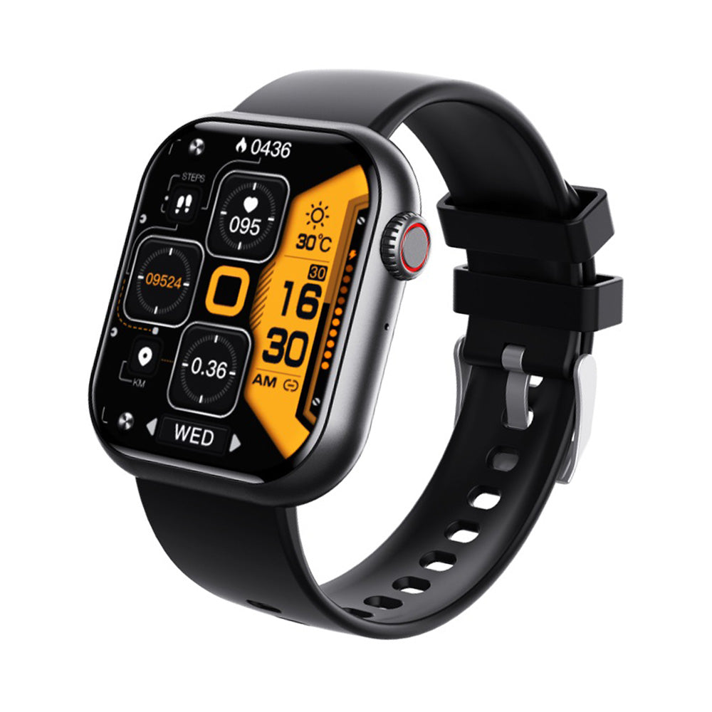 Square Smartwatch Fitness Tracker Heart Rate Blood Pressure Monitor