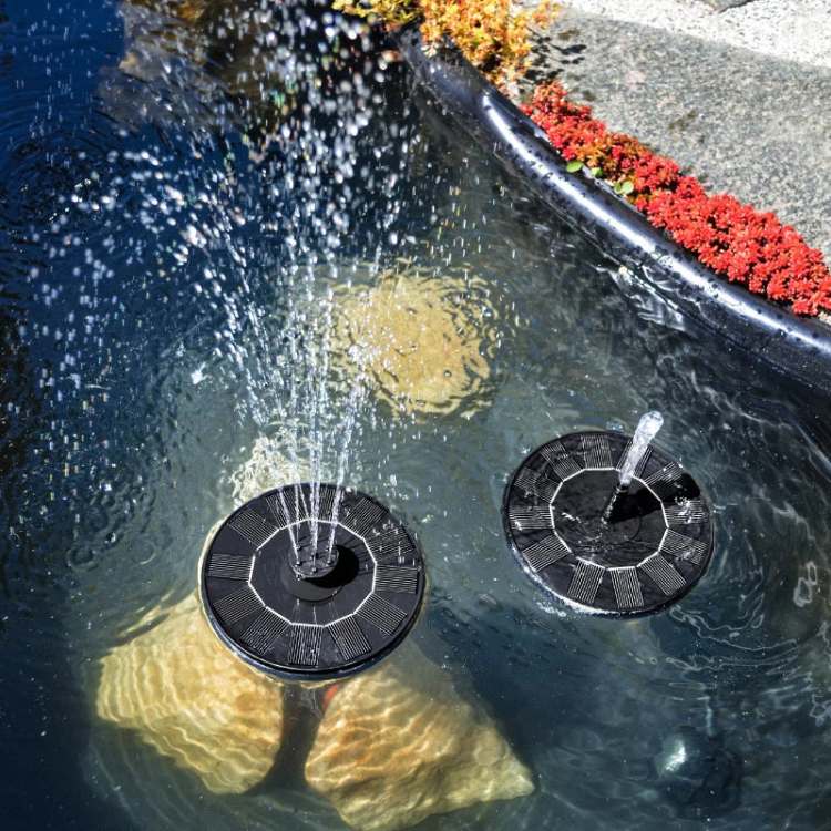 Solar Powered Outdoor Dancing Water Fountain Garden Fountain