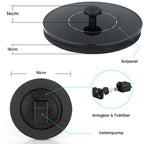 Solar Powered Outdoor Dancing Water Fountain Garden Fountain