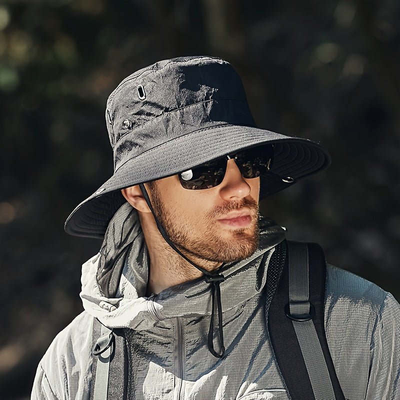 Breathable Wide Brim Sun Hat Outdoor UV Protection