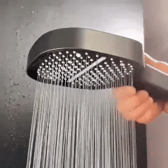 Round High Pressure Adjustable Spray Shower Head Bathroom Fixture