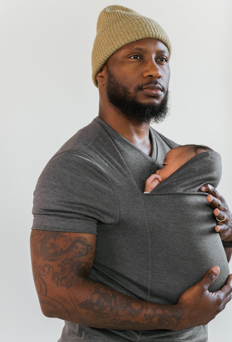 Baby Carrier T Shirt Hands Free Babywearing Shirt for Parents