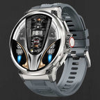 Smartwatch Circular Display 10 Day Battery Health Tracking Call Alerts