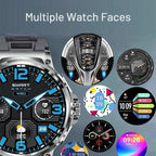 Smartwatch Circular Display 10 Day Battery Health Tracking Call Alerts