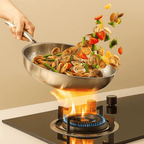 Titanium Non-Coated Circular Frying Pan Cookware