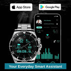 Digital Round Military Health Smartwatch Fitness Tracker