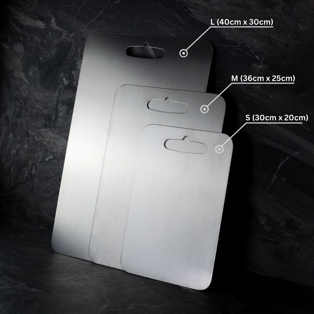 Titanium Square Cutting Board Non Porous Antibacterial Kitchen Board
