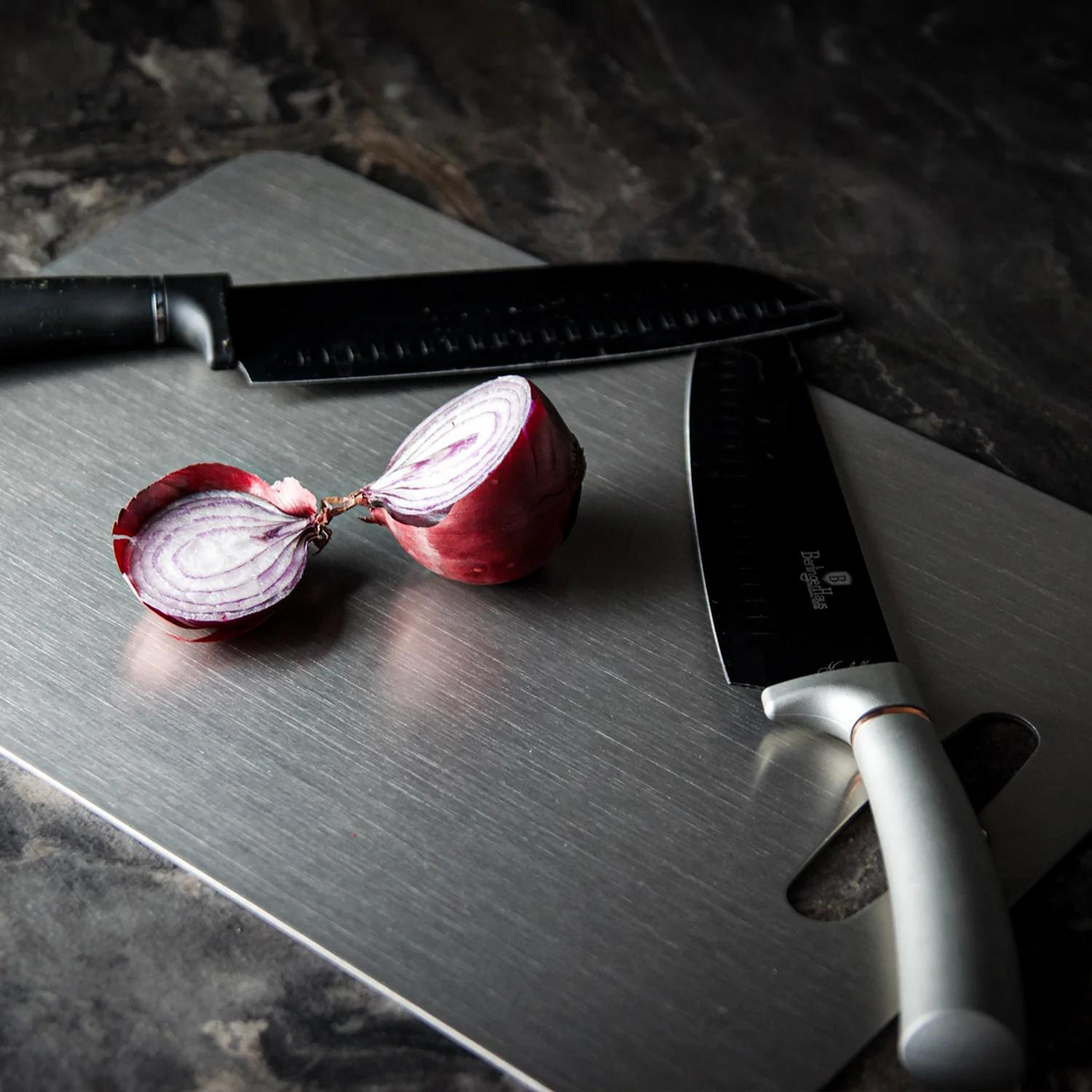 Titanium Square Cutting Board Non Porous Antibacterial Kitchen Board