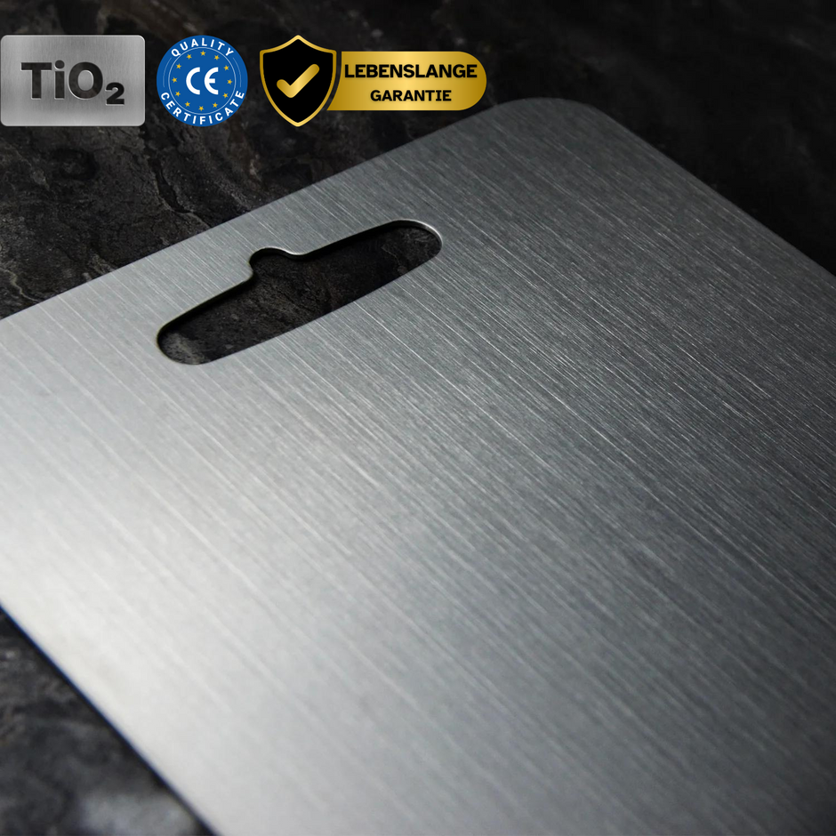 Titanium Square Cutting Board Non Porous Antibacterial Kitchen Board