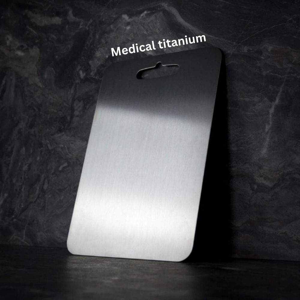 Titanium Square Cutting Board Non Porous Antibacterial Kitchen Board