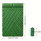 Double Air Mattress Inflatable Camping Sleeping Pad Rugged Lightweight