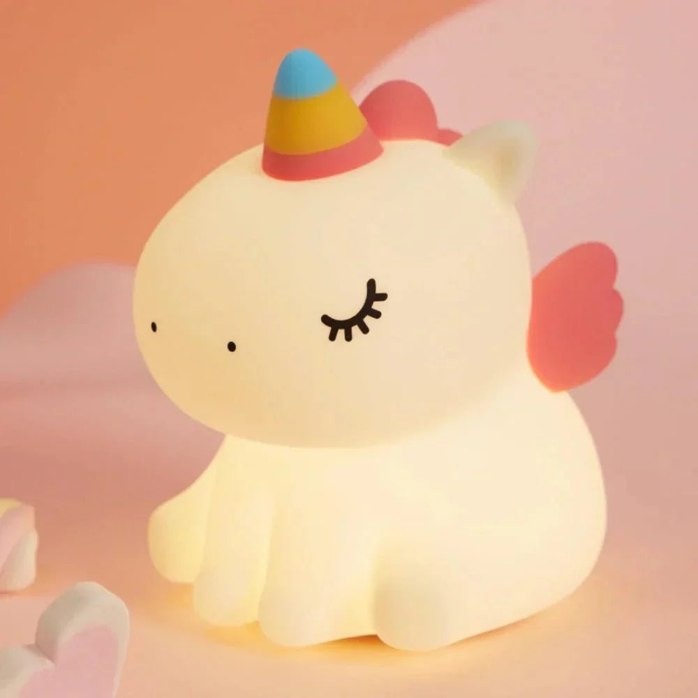 Silicone Rechargeable LED Night Light Table Lamp