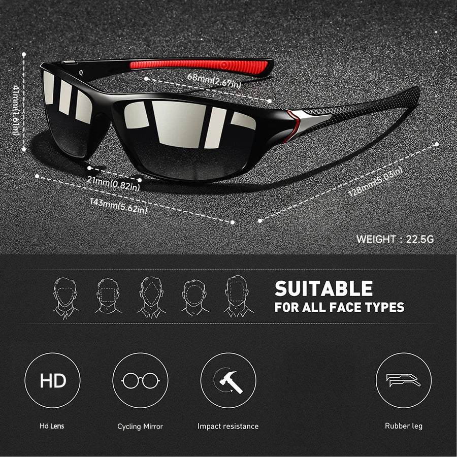 Polarized Wraparound Sunglasses Classic Edition