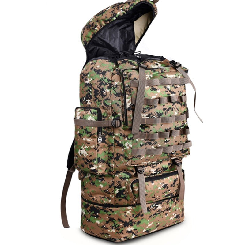 100L Waterproof Lightweight Durable Travel Outdoor Backpack