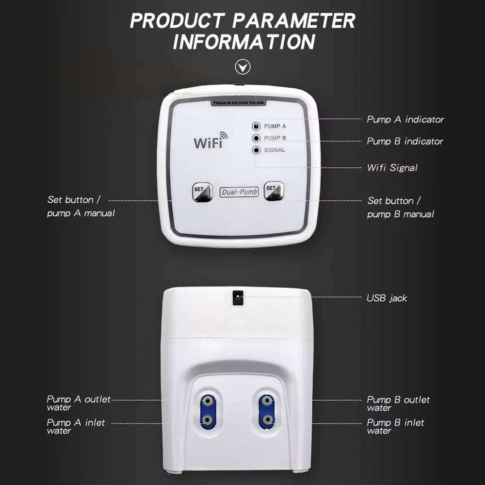 WiFi Smart Automatic Plant Watering System Irrigation Controller for 20 Pots