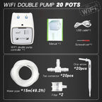 WiFi Smart Automatic Plant Watering System Irrigation Controller for 20 Pots