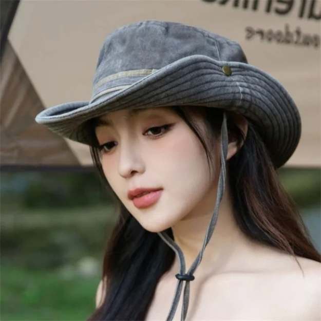 Women Wide Brim Sun Hat UV Protection Outdoor Beach Hat
