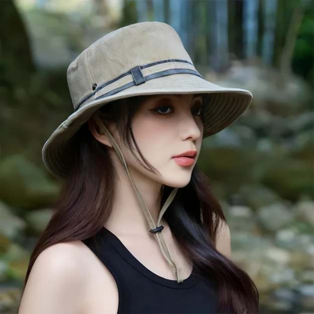 Women Wide Brim Sun Hat UV Protection Outdoor Beach Hat